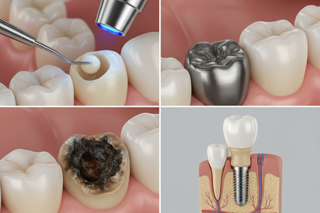 انواع ترمیم دندان